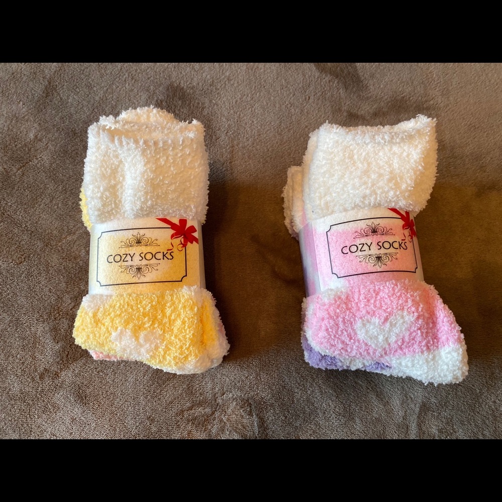 Cozy socks in multiple colors.